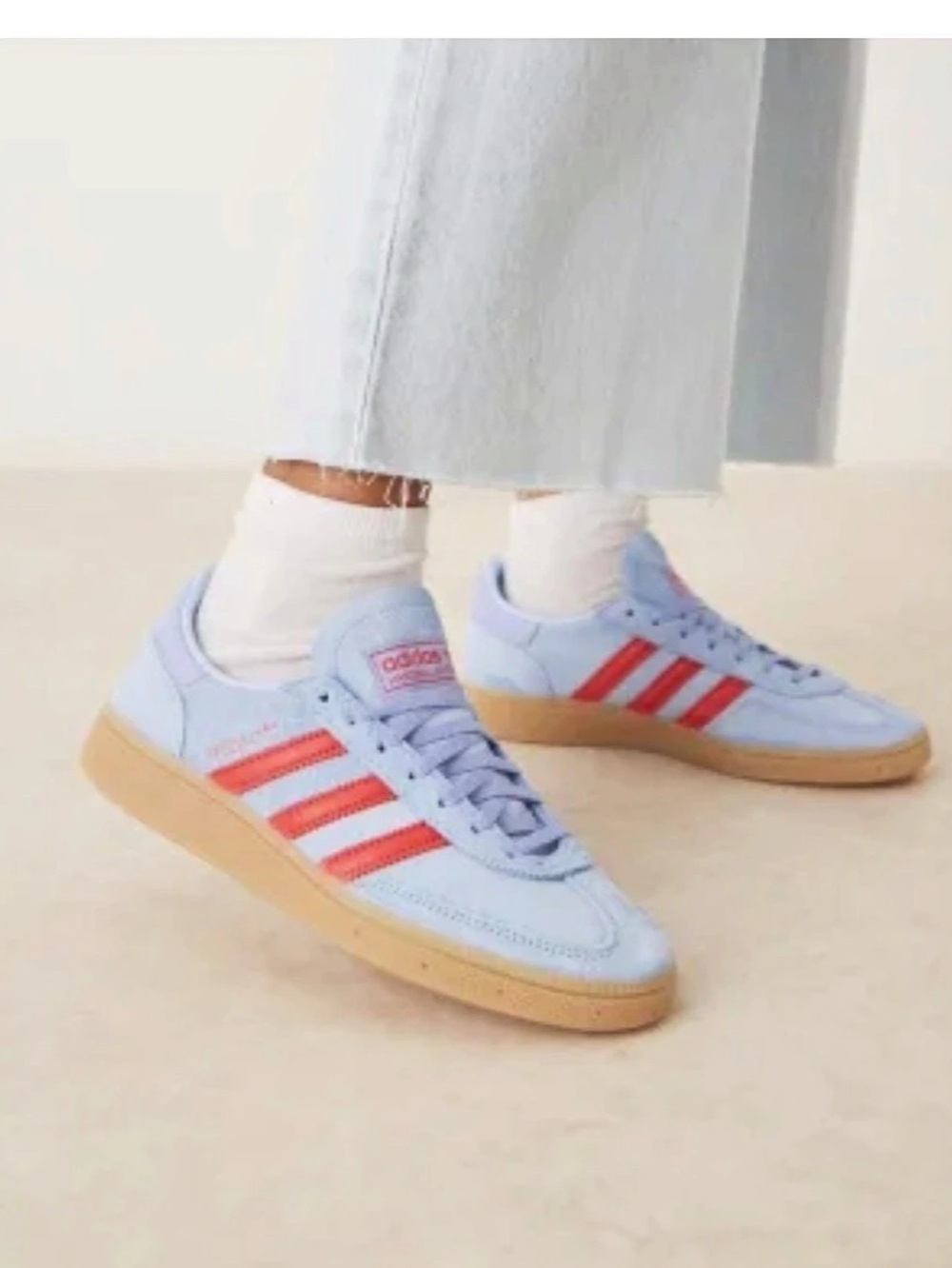 adidas Spezial Clear Blue Bright Red Sneakers